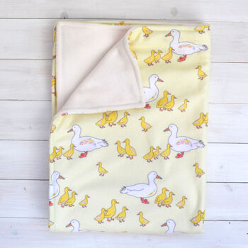 Duck Family Fleece Blanket, 2 of 6