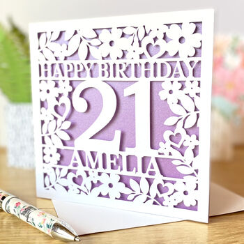 Personalised Age And Name Birthday Card, 2 of 9