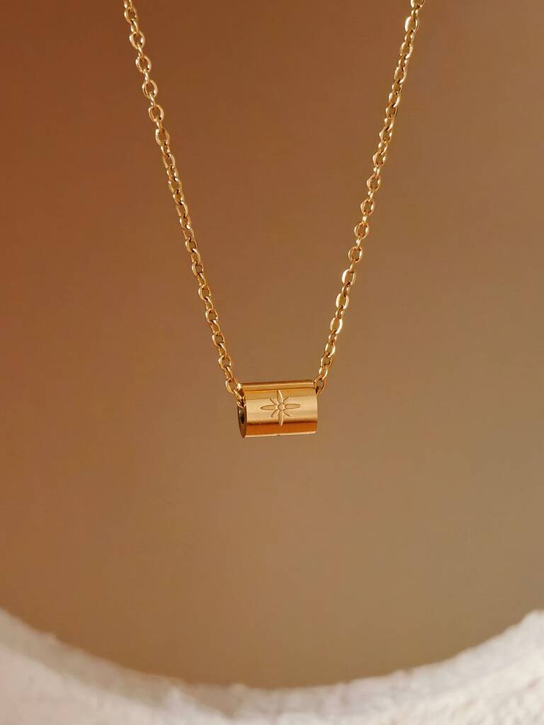 Cylindrical North Star Necklace, 1 of 8