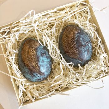Mini Ostrich Chocolate Easter Eggs, 2 of 2