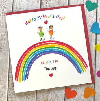 Personalised Happy Birhday Rainbow Card, 9 of 10