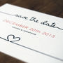 Scribble Wedding Invitation And Save The Date, thumbnail 4 of 10