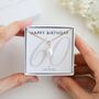 Personalised 60th Birthday Pearl Necklace – Sterling Silver Or Gold Vermeil, thumbnail 1 of 8