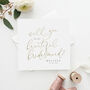 Will You Be My Flower Girl Wedding Card | Personalised, thumbnail 2 of 4
