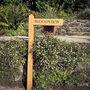 Ground Sign Post With Personalsied House Name, thumbnail 1 of 7