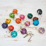 Colourful Recycled Newspaper Ball Keyring, thumbnail 1 of 6