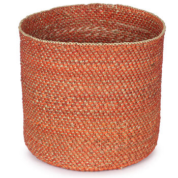 Milulu Grass Terracotta Storage Basket, 2 of 6