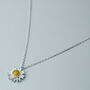 Sterling Silver Daisy Pendant Necklace, thumbnail 4 of 6