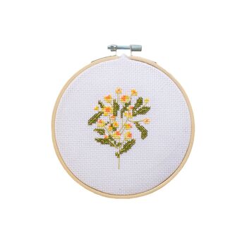 Moonlit Daisy Cross Stitch Kit, 2 of 3