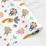 Monkey Safari Wrapping Paper Roll Or Folded, thumbnail 2 of 3