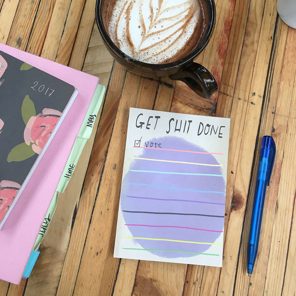 Desk Jotter To Do List Pad By Nicola Rowlands