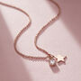 Birthstone And Initial Star Charm Necklace, thumbnail 3 of 9