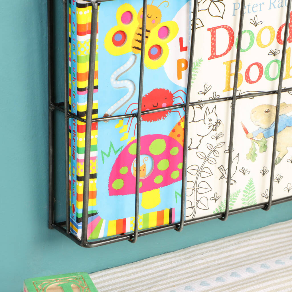 Children's Room Wall Mounted Storage Basket By Dibor
