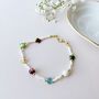 No Waste Millefiori Beaded Anklet, thumbnail 5 of 10