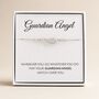 Guardian Angel Bracelet – Sterling Silver Protection Gift, thumbnail 1 of 9