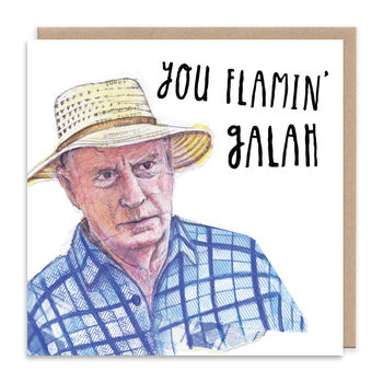 You Flamin' Galah Greetings Card, 2 of 2