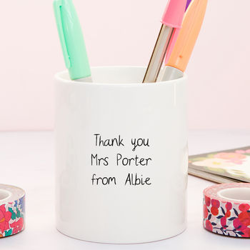 Personalised A Is For A* Teacher Desk Tidy, 2 of 2