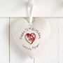 Personalised Birthday Hanging Heart Gift For Her, thumbnail 7 of 12