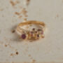 Ruby Stud Revival Ring, thumbnail 1 of 5