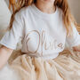 Personalised Name Children's T Shirt, thumbnail 1 of 8