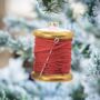 Thread Spool Shaped Bauble, thumbnail 3 of 5