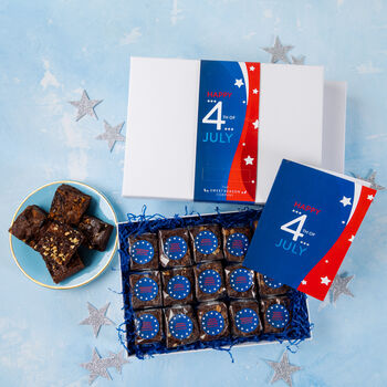 'Happy 4th Of July' Indulgent Brownie Gift, 3 of 6