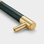 Brass Gold Bar Handles With Veg Tanned Leather, thumbnail 12 of 12