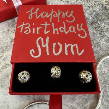 November Birthstone Charm Personalised Birthday Gift, 5 of 8