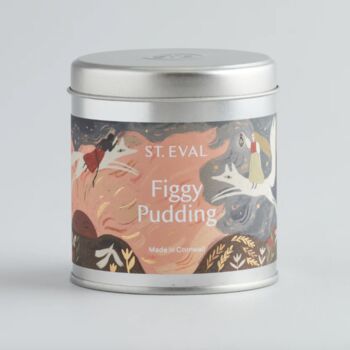 Pudding Christmas Scented Tinned Candle, 2 of 3