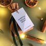 Personalised Triangle Mulled Wine Spice Bag, thumbnail 2 of 7