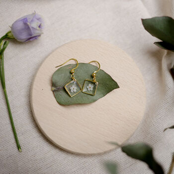 Forget Me Not Minimalist Silver Or Gold Earrings, 2 of 12