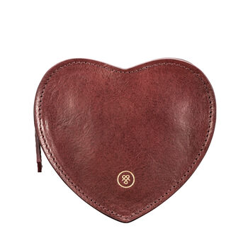 Leather Heart Travel Case 'Mirabella Large', 5 of 12