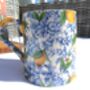 Tankard In Blue Lemon Design, thumbnail 5 of 12