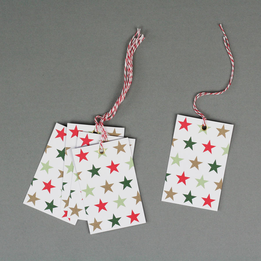 Stars Christmas Wrapping Paper By Nancy & Betty Studio ...