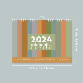 2024 Calendar | Surf Minimalist | Landscape | A4, 7 of 9