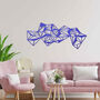 3D Polygon Panorama: Wooden Wall Art For Modern Office, thumbnail 1 of 12