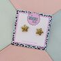 Star Glitter Stud Earrings *More Colours Available*, thumbnail 2 of 12