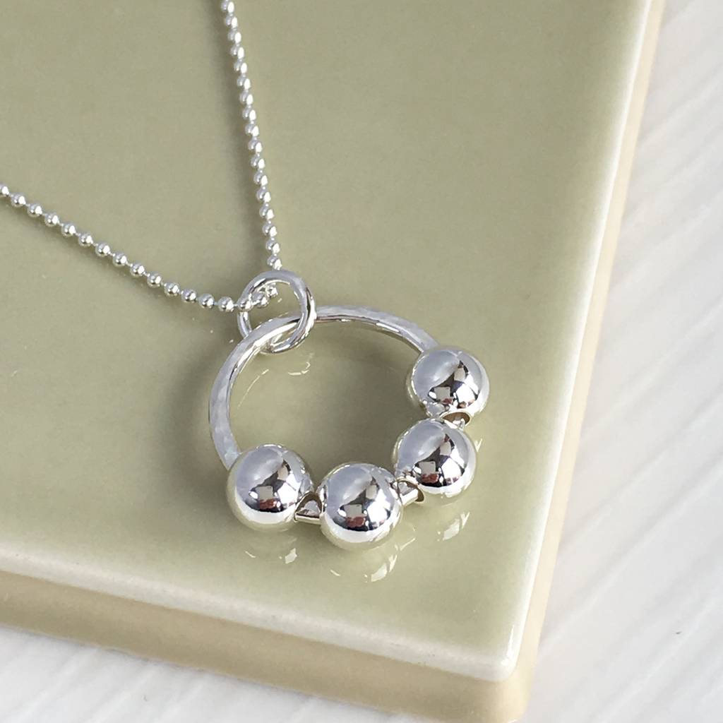 40th Birthday Handmade Silver Necklace