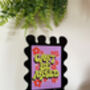 Black Wall Print Blobby Frame Free Print Included, thumbnail 6 of 6