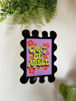 Black Wall Print Blobby Frame Free Print Included, 6 of 6