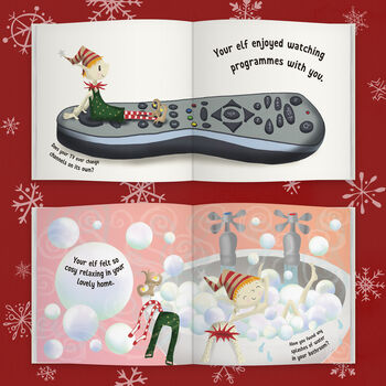 Merry Christmas This Is Your Elf Christmas Card/Book, 9 of 11