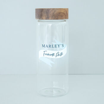 Personalised Favourite Pasta Glass Storage Jar, 6 of 11