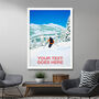 Personalised Skiing Art Print, thumbnail 3 of 7