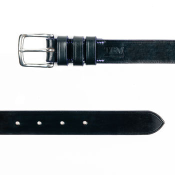Vibe1 Classic Hand Sewn English Leather Belt, 2 of 4