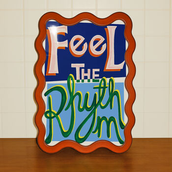 Feel The Rhythm Retro Music Art Print, 3 of 12