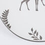Winter Stag Stoneware Dinner Plates, thumbnail 6 of 7