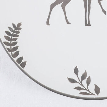 Winter Stag Stoneware Dinner Plates, 6 of 7