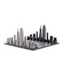 Stainless Steel Skyline Chess Set – San Fran Edition, thumbnail 2 of 5