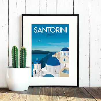 Santorini Art Print, 3 of 4