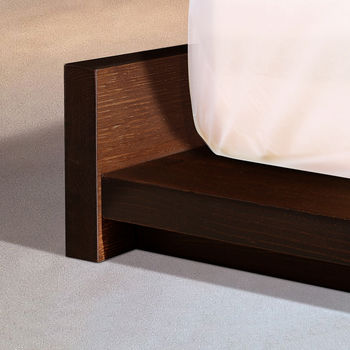 Low Wooden Modern Bed Frame, 3 of 5